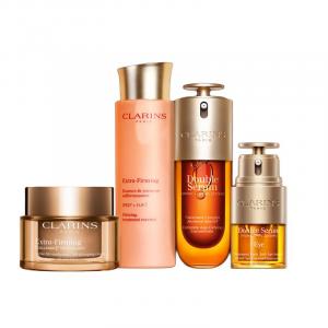 Jiaoyunshi сыворотка dual extract восстанавливающий набор для ухода за кожей успокаивающий увлажняющий комплект из четырех предметов CLARINS