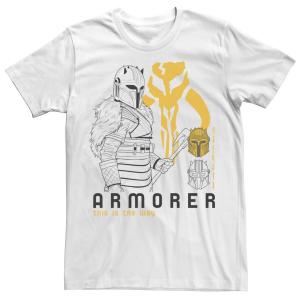 Мужская футболка с портретом Мандалорца Дина Джарина Star Wars