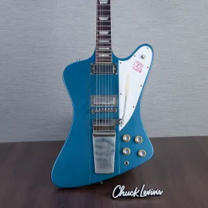 Электрогитара Gibson Custom Shop Murphy Lab 1963 Firebird V с тремоло Maestro Vibrola Ultra Light, состаренный вид, цвет Pelham Blue
