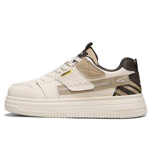 Антискользящие и износостойкие легкие низкие скейтбордские кроссовки мужские DEERWAY, серый черный синий