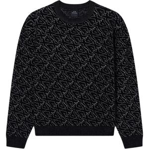 Джемпер для мужчин ARMANI EXCHANGE, черный