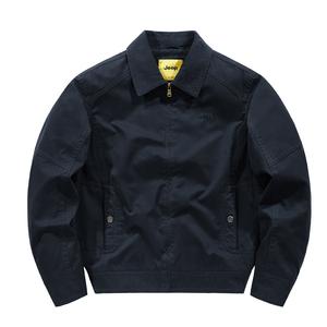 Куртка Unisex Lapel Moderate Workwear Jeep, темно-синий