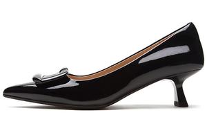 Туфли на высоком каблуке женские черный Satchi