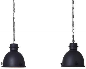 Подвесной светильник click-licht.de Kiki, черный - сталь - 35 x 121 x 35 см