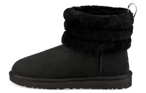 Угги UGG Classic Mini Fluff Quilted Boot 'Black' Women's