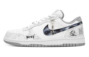 Кроссовки для скейтбординга Big DEER Navigator Abrasion Resistant низкие мужские Black White Gray Nike, черный белый серый