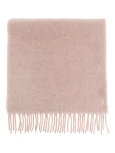Шарф из альпаки с кисточками Canada Goose, розовый