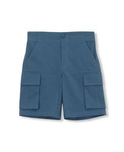 Детские шорты-карго из эластичной парусины Lands' End, Dark blue