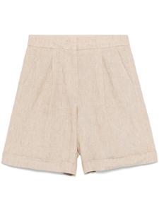 Льняные шорты Peserico, нейтральный