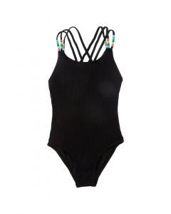 Бич Линго Поня Бид Цельный купальник Beach Lingo, черный