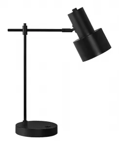 Настольная металлическая лампа Lighting 53 см Monarch Specialties, черный
