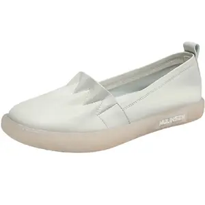 Повседневные однобортные туфли 2CM женские цвета экрю Mulinsen, Ecru