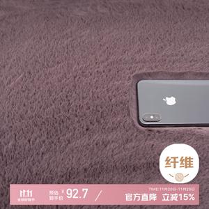 Xinglianxin Ковер 80х160 см из искусственного кроличьего меха, моющийся, для спальни и гостиной, у окна, белый, толстый