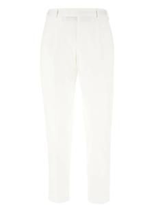 Хлопковые брюки PT Torino, белый