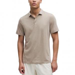 Футболка поло мужская Evolution Lululemon, warm коричневый серый/wshg