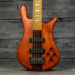 Spector Euro5 RST - матовая окраска Sienna Stain, гриф Roasted Maple Neck Thru