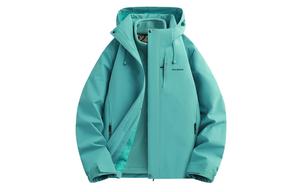 Mulinsen Женская куртка абрикосовая, Colored Glaze Blue (with Liner) 3-in-1