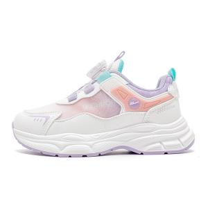 Дышащие детские кроссовки для бега WARRIOR, белый/розовый/фиолетовый