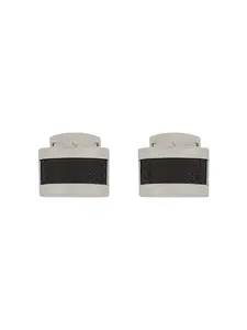 Запонки с тиснением Tateossian, черный