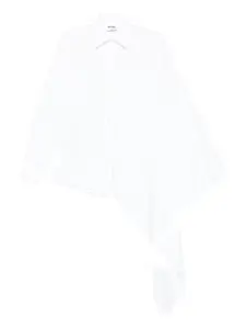 Асимметричная рубашка Moschino, белый