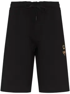 Шорты с кулиской и вышивкой DOLCE & GABBANA, черный