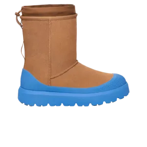 Мужские сапоги UGG Classic Weather Hybrid замшевые, коричнево-голубой
