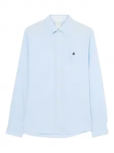 Приталенная рубашка из оксфорда Brooks Brothers, синий