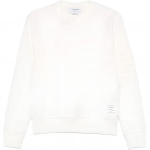 Свитшот с круглым вырезом THOM BROWNE, белый