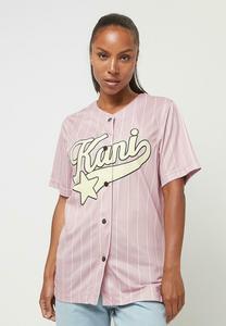Блуза Karl Kani SIGNATURE PINSTRIPE BASEBALL, Lilac/Purple