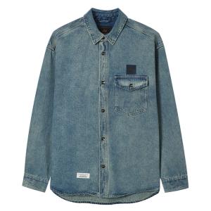 Alpha Industries Мужская синяя рубашка