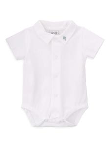 Узел крошечное боди гриба Knot, белый