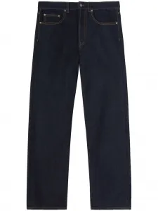 Джинсы с вышитым логотипом PALM ANGELS, синий