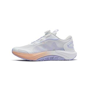 Кроссовки для бега детей и подростков с низким верхом, устойчивые к истиранию и амортизации Antakids, белый/фиолетовый