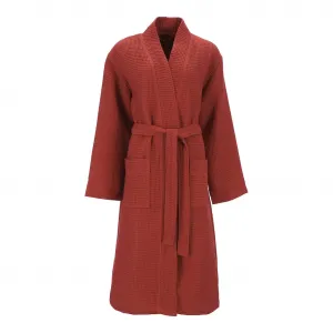 Халат Siam, идеально подходит для сауны и спа, гостиничный халат, утренний халат, 1 шт., вафельный пике Vossen, Raw sugar