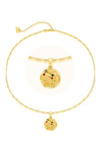 Комплект из золотого скульптурного кулона со знаком зодиака - Овен Classicharms, Gemini