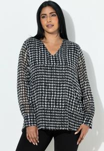 Блуза Ulla Popken Blouse, Black