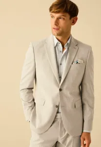 Приталенный двубортный блейзер motionflex Next, Stone