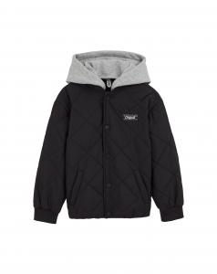 WE Fashion Куртка для межсезонья в черном цвете