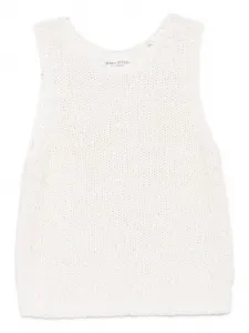 Топ без рукавов открытой вязки Marc O'Polo, нейтральный