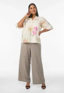 Брюки hoch weiten Zizzi, Driftwood Mélange