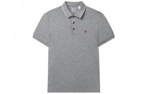 Fila Мужская рубашка поло, светло-черно-серая