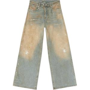 Широкие джинсы DIESEL, голубой