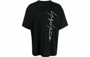 Yohji Yamamoto Футболки X New Era 2022, унисекс, черные