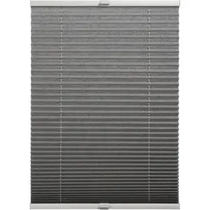 Коллекция SCHÖNER WOHNEN жалюзи-плиссе «Milla», непрозрачные, с технологией сверления, натяжения, привинчивания, серебристой или белой технологии рулонных штор Schöner Wohnen-Kollektion, серый