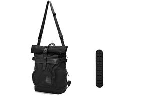 MYEDITION 20-литровая сумка для ноутбука Плечевая сумка Наплечная сумка Рюкзак Уличная сумка Водоотталкивающая ткань Черный Унисекс, Black+Anti-Gravity Shoulder Pads