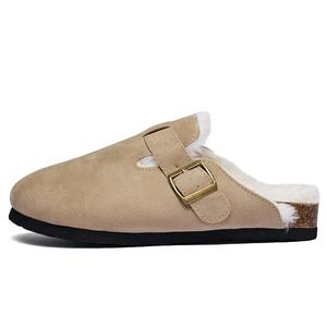 Сандалии с резиновой подошвой, устойчивые к запахам, износостойкие, нескользящие, с закрытым носком, унисекс AAA SINCE 1955, Apricot