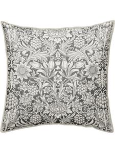 Erwin Müller Наволочка Nicky из велюра, бархатная, серого цвета