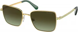 Солнцезащитные очки Swarovski 7015, Gold/Green Gradient Brown/Green Gradient Brown