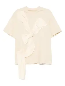 Футболка с бантом Jnby, бежевый