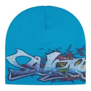 Supreme Унисекс шапка черно-сине-зеленая, Blue